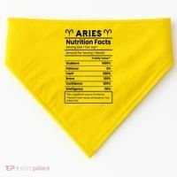 Aries Nutrition Facts USA-Made Doggie Bandana thumb 0