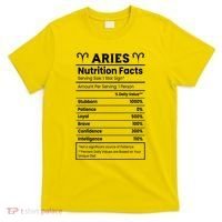 Aries Nutrition Facts T-Shirt thumb 0