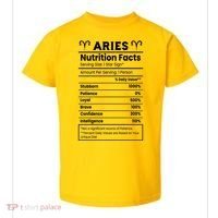 Aries Nutrition Facts Toddler T-Shirt thumb 0