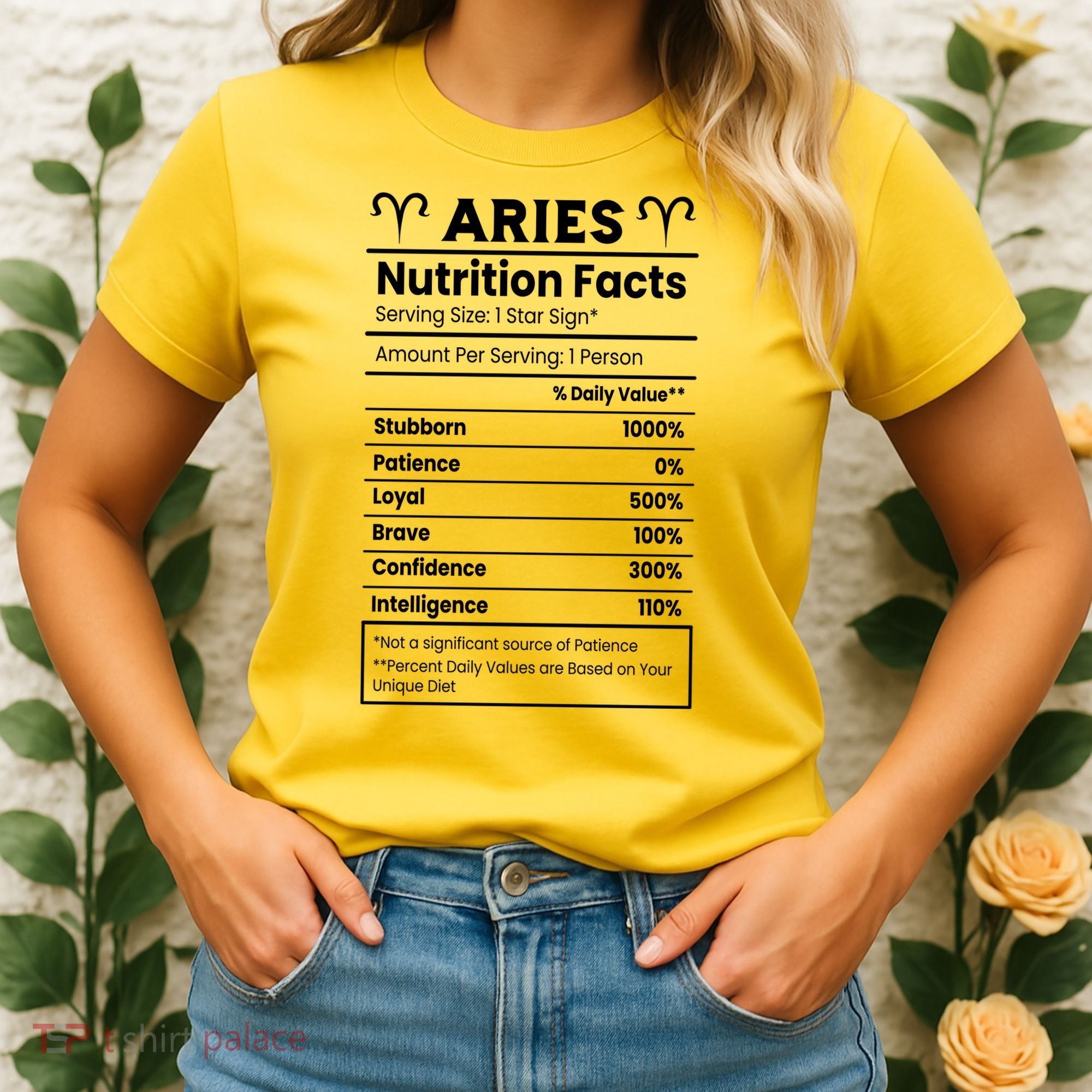 Aries Nutrition Facts Women's T-Shirt