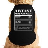 Artist Nutritional Facts Doggie Tank thumb 0