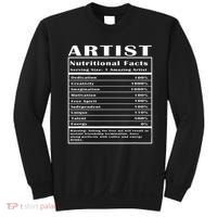 Artist Nutritional Facts Sweatshirt thumb 0