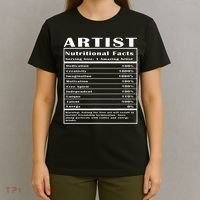 Artist Nutritional Facts T-Shirt thumb 4