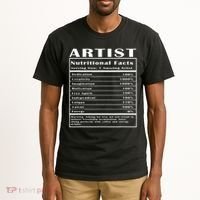 Artist Nutritional Facts Tall T-Shirt thumb 2