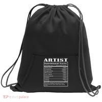 Artist Nutritional Facts Sweatshirt Cinch Pack Bag thumb 0