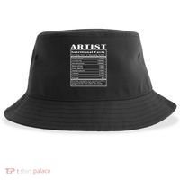 Artist Nutritional Facts Sustainable Bucket Hat thumb 0