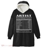 Artist Nutritional Facts Hooded Wearable Blanket thumb 0