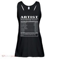 Artist Nutritional Facts Ladies Essential Flowy Tank thumb 0