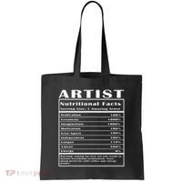 Artist Nutritional Facts Tote Bag thumb 0