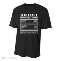 Artist Nutritional Facts Youth Performance Sprint T-Shirt thumb 0
