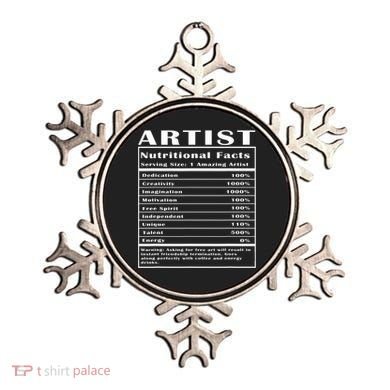 Artist Nutritional Facts Ornament