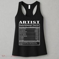 Artist Nutritional Facts Women's Tank Top thumb 3