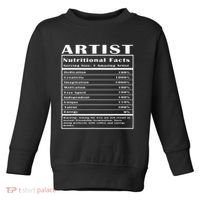 Artist Nutritional Facts Toddler Sweatshirt thumb 0