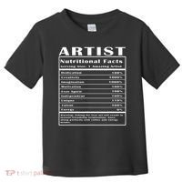 Artist Nutritional Facts Toddler T-Shirt thumb 0