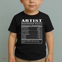 Artist Nutritional Facts Toddler T-Shirt thumb 2