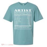 Artist Nutritional Facts Sueded Cloud Jersey T-Shirt thumb 0