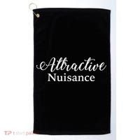 Attractive Nuisance Funny Lawyer Golf Towel thumb 0
