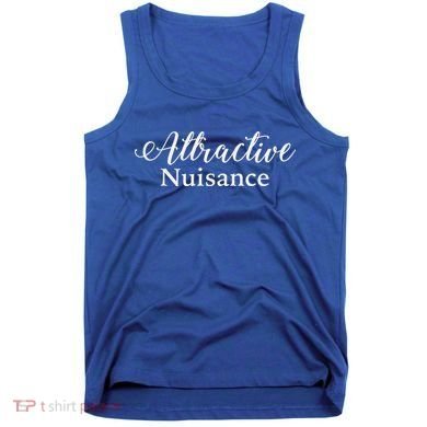 Attractive Nuisance Funny Lawyer Tank Top