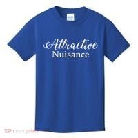 Attractive Nuisance Funny Lawyer Kids T-Shirt thumb 0