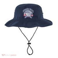 Americana Niagara Falls Scene Canada America Flags Gift Bucket Hat thumb 0