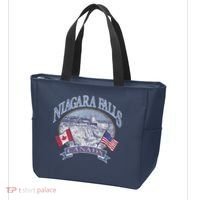 Americana Niagara Falls Scene Canada America Flags Gift Tote Bag thumb 3
