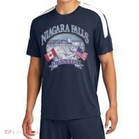 Americana Niagara Falls Scene Canada America Flags Gift Sport-Tek Competitor United Soccer Jersey thumb 0