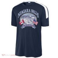 Americana Niagara Falls Scene Canada America Flags Gift Sport-Tek Competitor United Soccer Jersey thumb 2