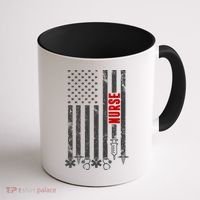 American Nurse Flag RN Nurse Coffee Mug thumb 1