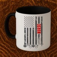 American Nurse Flag RN Nurse Coffee Mug thumb 2