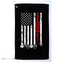 American Nurse Flag RN Nurse Golf Towel thumb 0