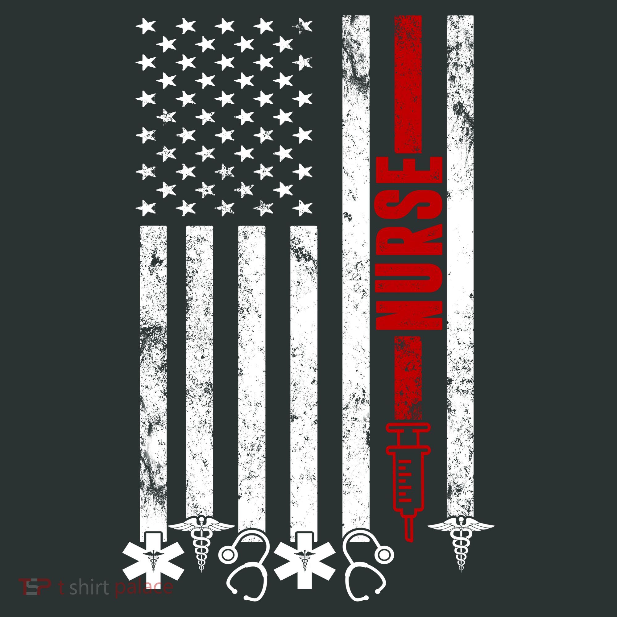 American Nurse Flag RN Nurse Hoodie