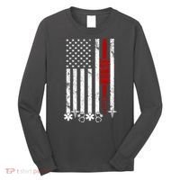 American Nurse Flag RN Nurse Long Sleeve Shirt thumb 0
