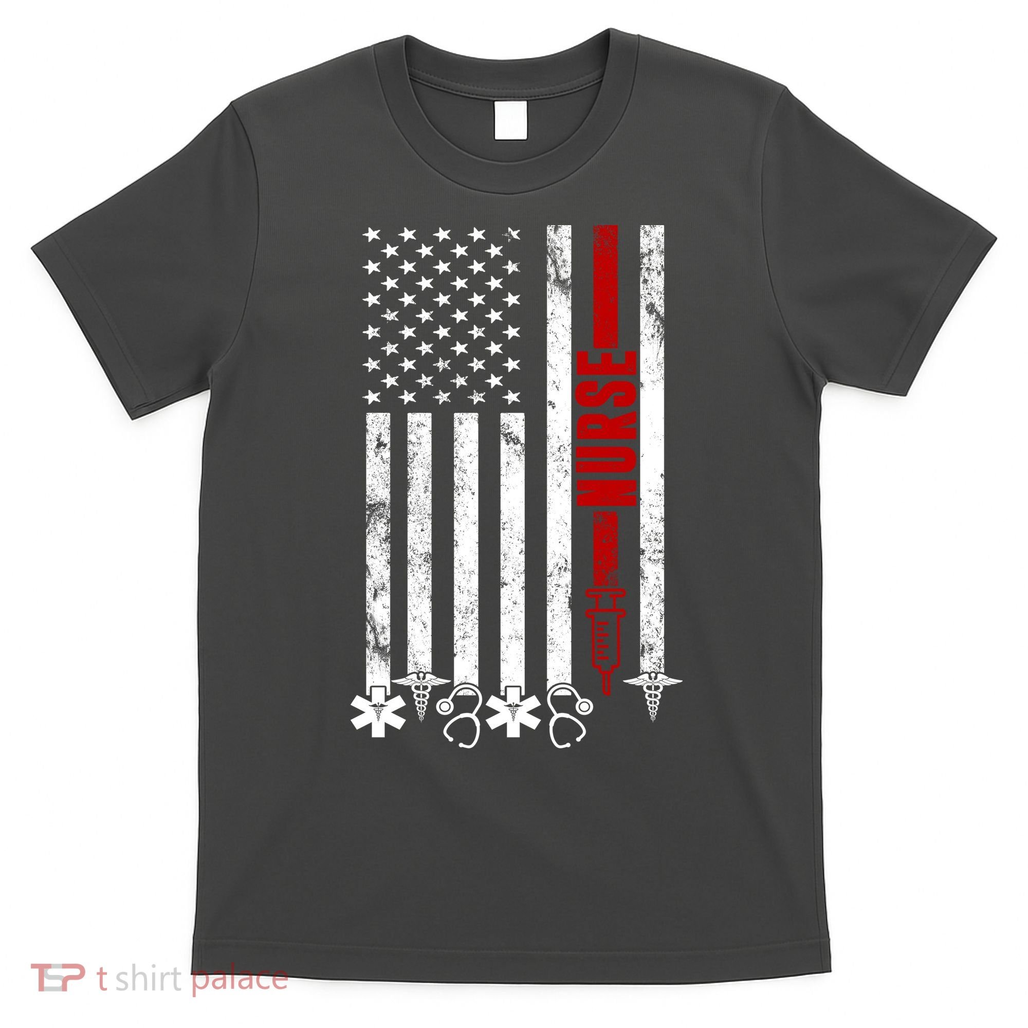 American Nurse Flag RN Nurse T-Shirt