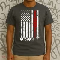 American Nurse Flag RN Nurse T-Shirt thumb 3