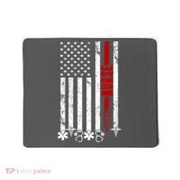 American Nurse Flag RN Nurse Mousepad thumb 0