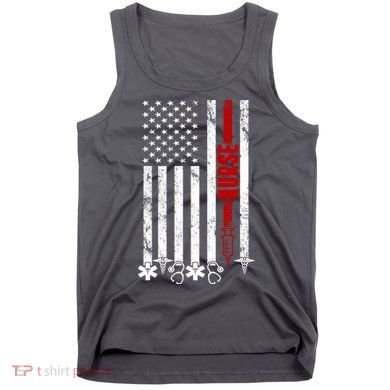 American Nurse Flag RN Nurse Tank Top