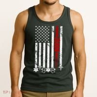 American Nurse Flag RN Nurse Tank Top thumb 3