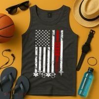 American Nurse Flag RN Nurse Tank Top thumb 4