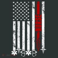 American Nurse Flag RN Nurse Tank Top thumb 6