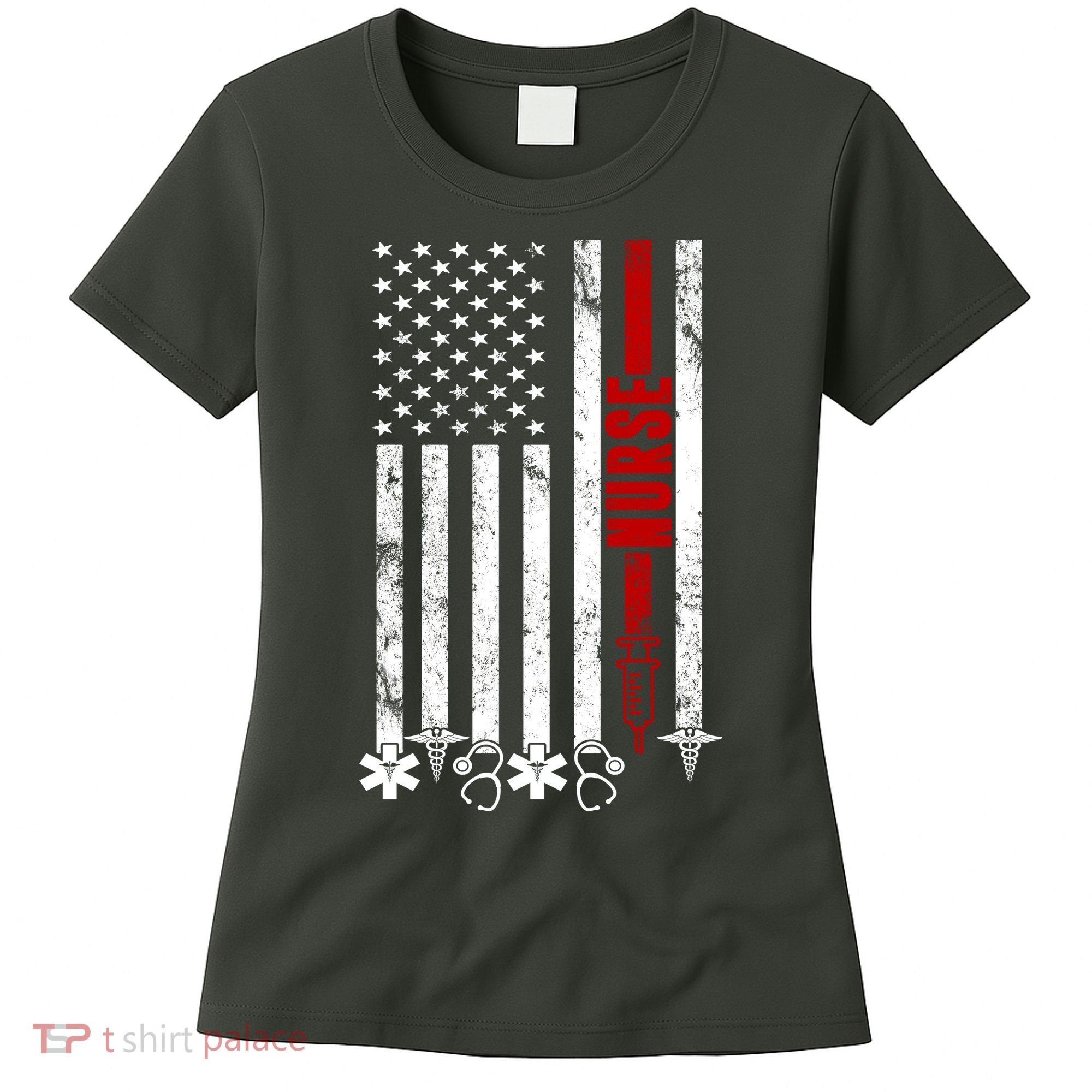 American Nurse Flag RN Nurse Women's T-Shirt