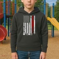 American Nurse Flag RN Nurse Kids Hoodie thumb 2