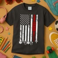 American Nurse Flag RN Nurse Kids T-Shirt thumb 3