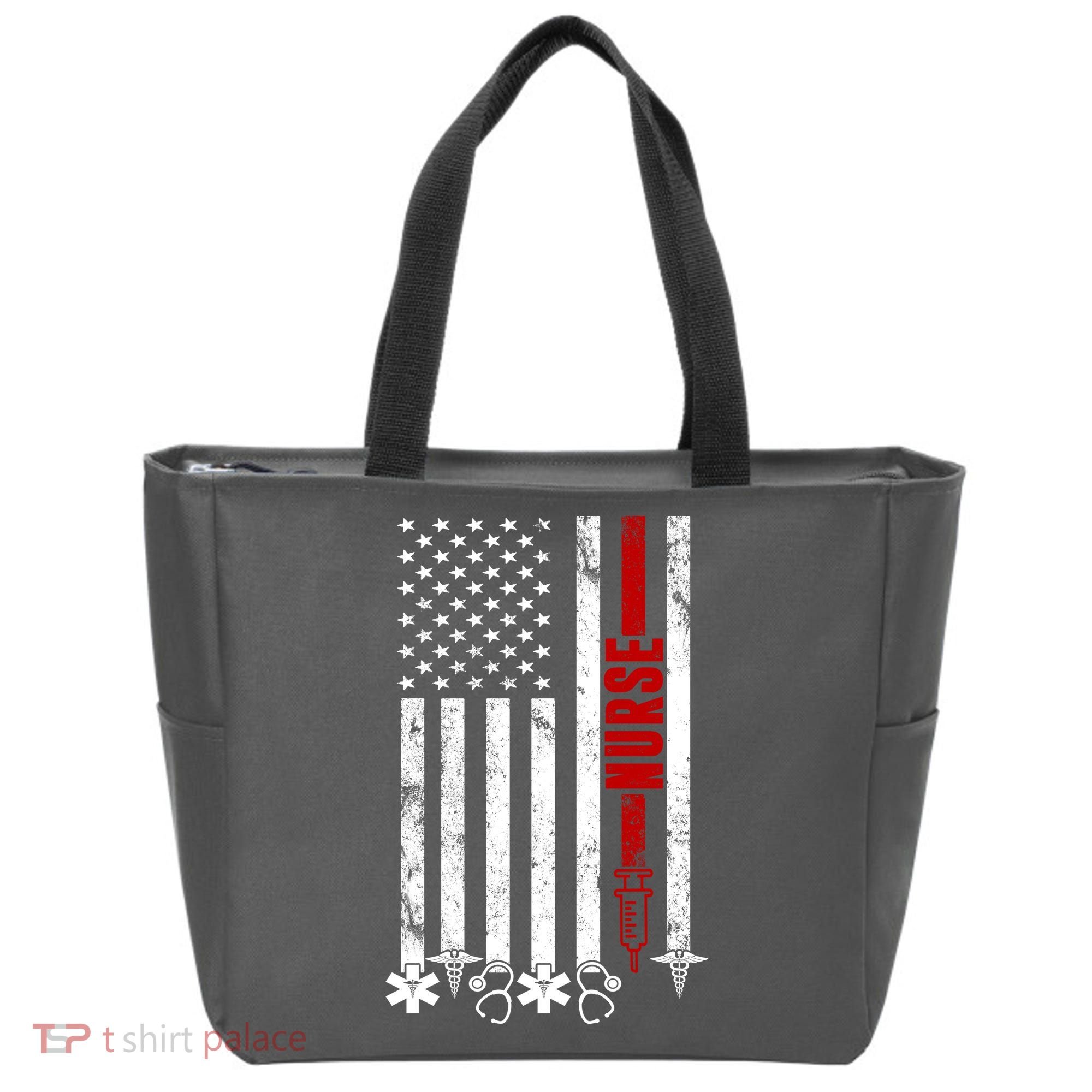 American Nurse Flag RN Nurse Tote Bag