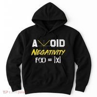 Avoid Negativity Funny Math Pun Equation Hoodie thumb 0