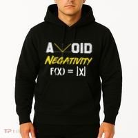 Avoid Negativity Funny Math Pun Equation Hoodie thumb 2