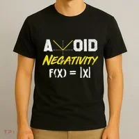 Avoid Negativity Funny Math Pun Equation T-Shirt thumb 3