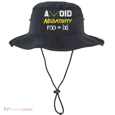 Avoid Negativity Funny Math Pun Equation Bucket Hat