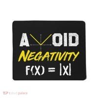 Avoid Negativity Funny Math Pun Equation Mousepad thumb 0