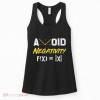 Avoid Negativity Funny Math Pun Equation Women's Tank Top thumb 0