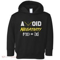 Avoid Negativity Funny Math Pun Equation Toddler Hoodie thumb 0